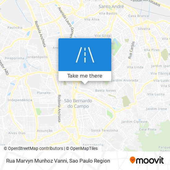 Rua Marvyn Munhoz Vanni map