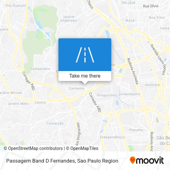 Passagem Band D Fernandes map