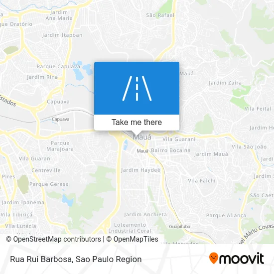 Rua Rui Barbosa map