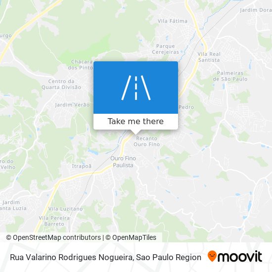 Rua Valarino Rodrigues Nogueira map