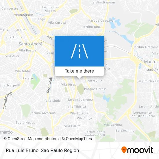 Rua Luís Bruno map