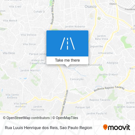 Rua Luuis Henrique dos Reis map