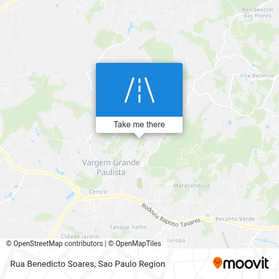 Rua Benedicto Soares map
