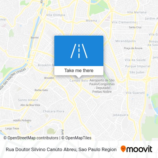 Rua Doutor Silvino Canúto Abreu map
