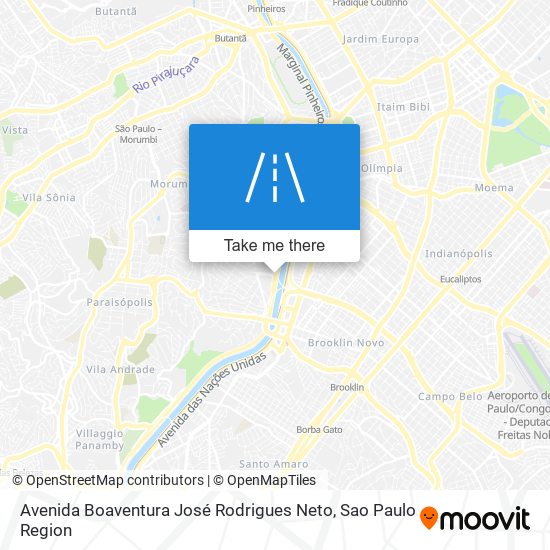 Avenida Boaventura José Rodrigues Neto map