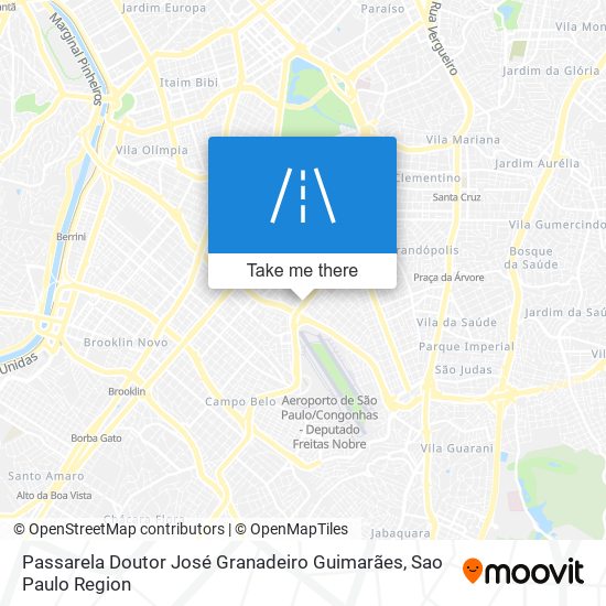 Passarela Doutor José Granadeiro Guimarães map