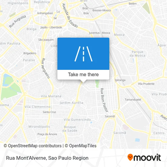 Rua Mont'Alverne map