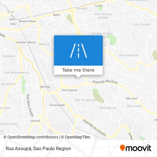 Rua Assupá map