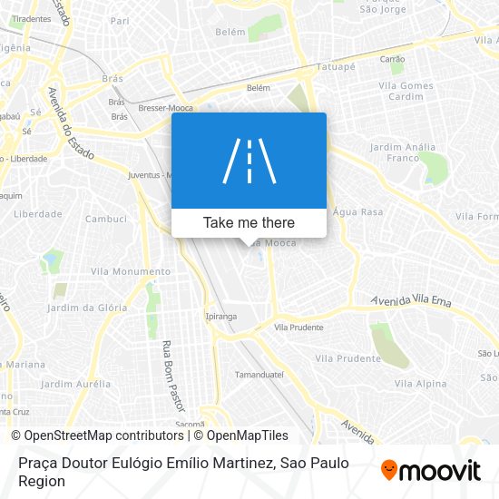 Praça Doutor Eulógio Emílio Martinez map