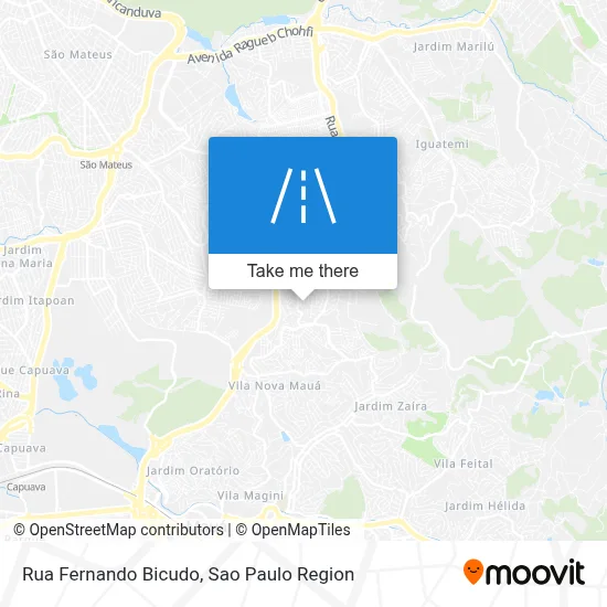 Rua Fernando Bicudo map