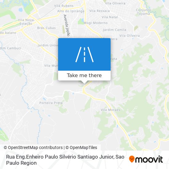 Rua Eng.Enheiro Paulo Silvério Santiago Junior map