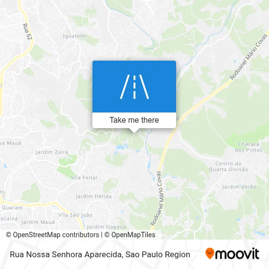 Rua Nossa Senhora Aparecida map