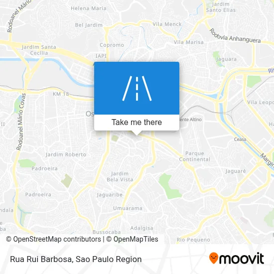 Rua Rui Barbosa map