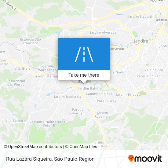 Rua Lazára Siqueira map