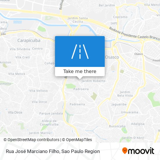 Mapa Rua José Marciano Filho