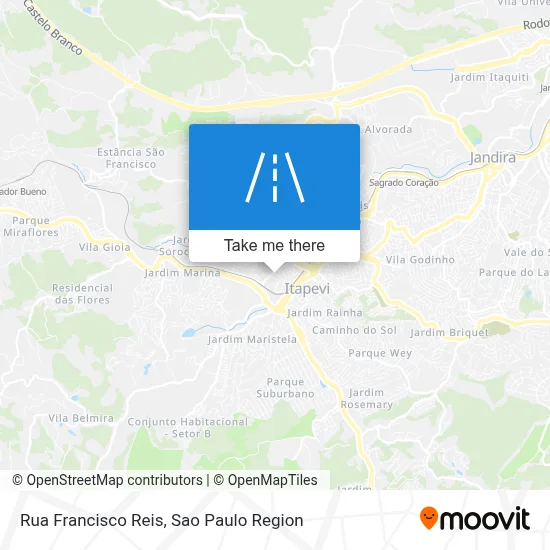 Rua Francisco Reis map