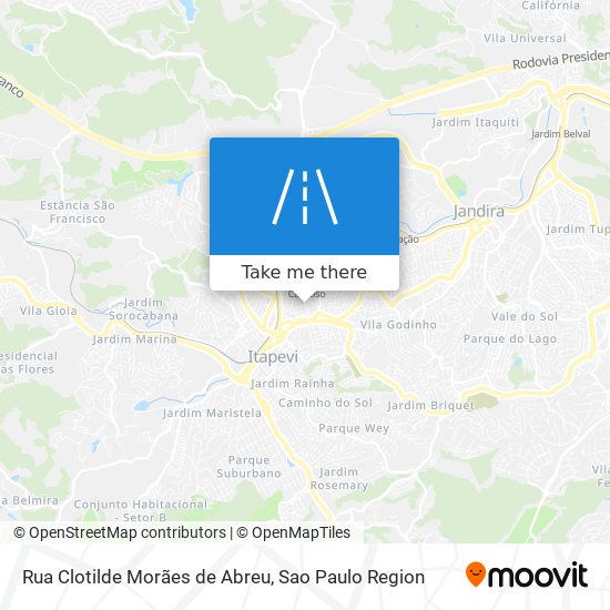 Rua Clotilde Morães de Abreu map