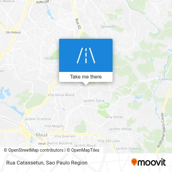 Rua Catassetun map