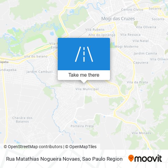 Mapa Rua Matathias Nogueira Novaes