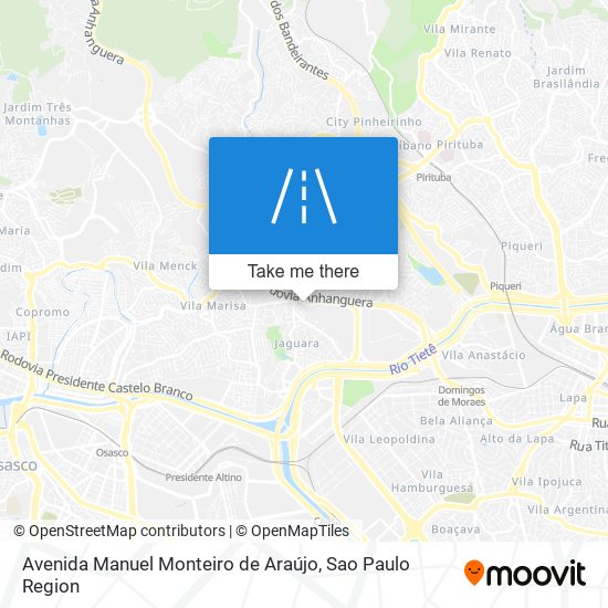 Avenida Manuel Monteiro de Araújo map