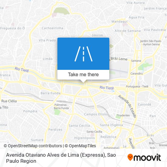 Mapa Avenida Otaviano Alves de Lima (Expressa)