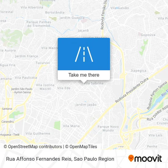 Rua Affonso Fernandes Reis map