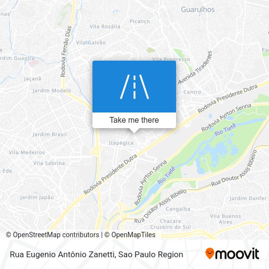 Rua Eugenio Antônio Zanetti map
