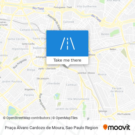 Praça Álvaro Cardozo de Moura map