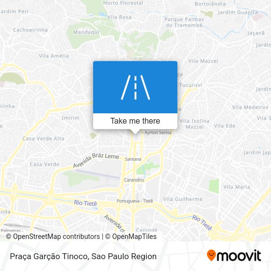 Praça Garção Tinoco map