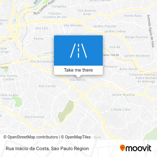 Rua Inácio da Costa map
