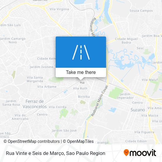 Rua Vinte e Seis de Março map