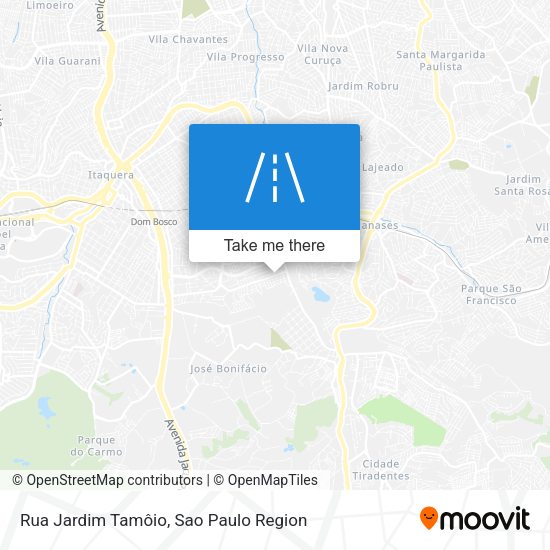Rua Jardim Tamôio map