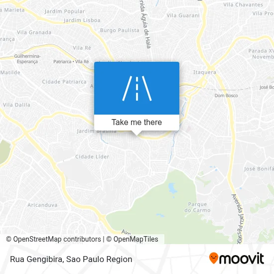 Rua Gengibira map