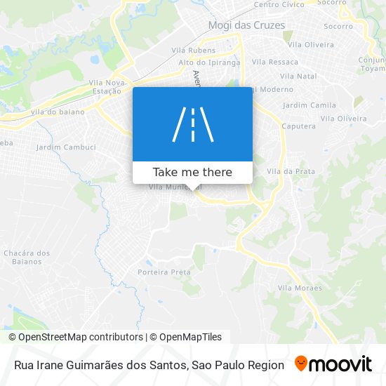 Rua Irane Guimarães dos Santos map