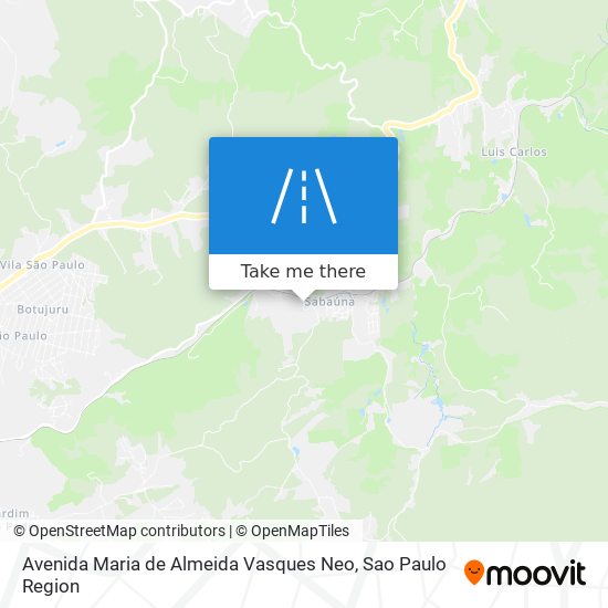 Avenida Maria de Almeida Vasques Neo map