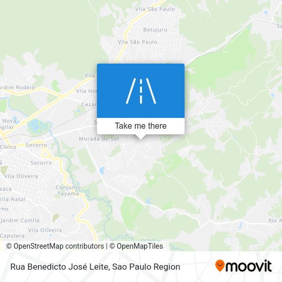 Rua Benedicto José Leite map