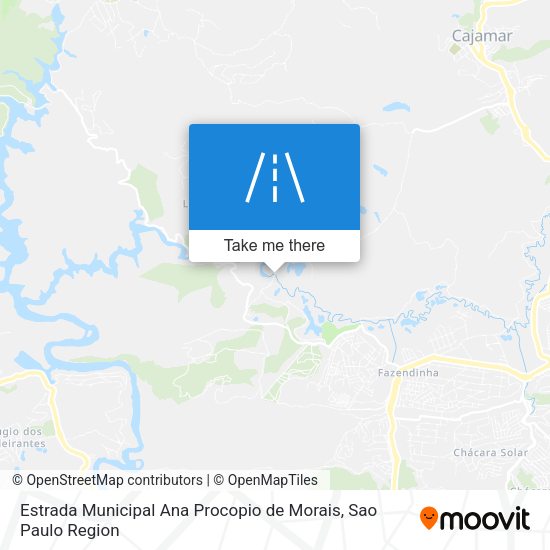 Estrada Municipal Ana Procopio de Morais map