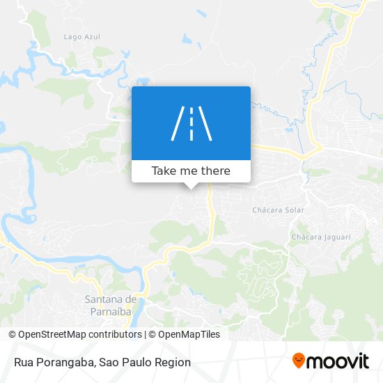 Mapa Rua Porangaba