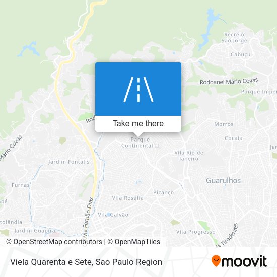 Viela Quarenta e Sete map