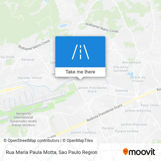 Rua Maria Paula Motta map