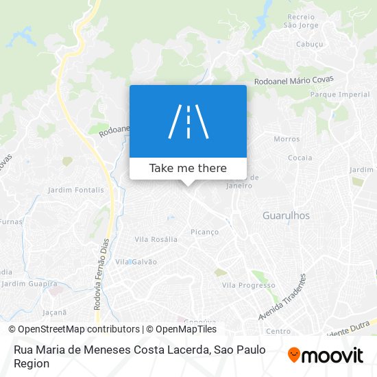 Rua Maria de Meneses Costa Lacerda map