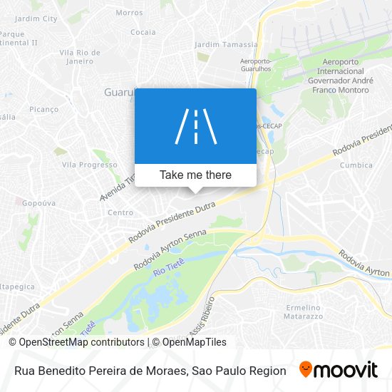 Rua Benedito Pereira de Moraes map