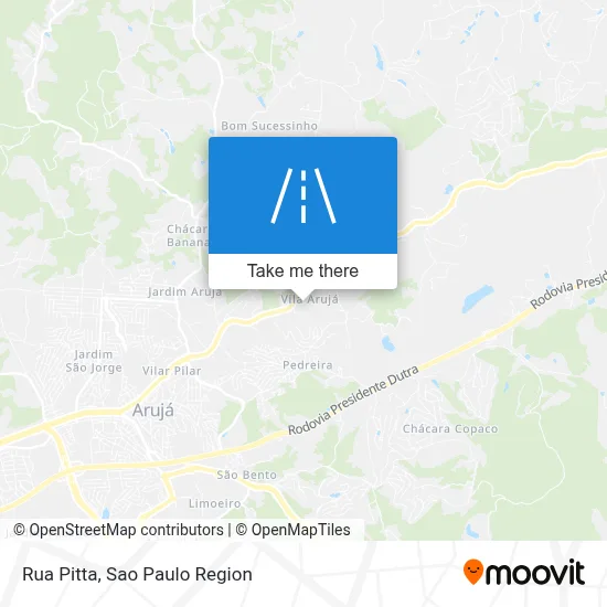 Rua Pitta map