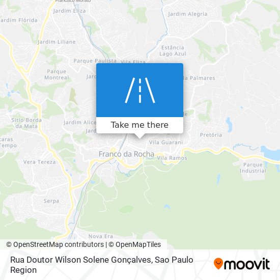 Mapa Rua Doutor Wilson Solene Gonçalves