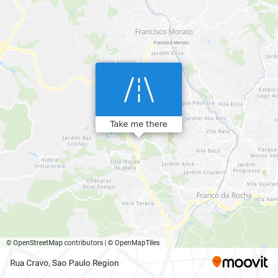 Mapa Rua Cravo