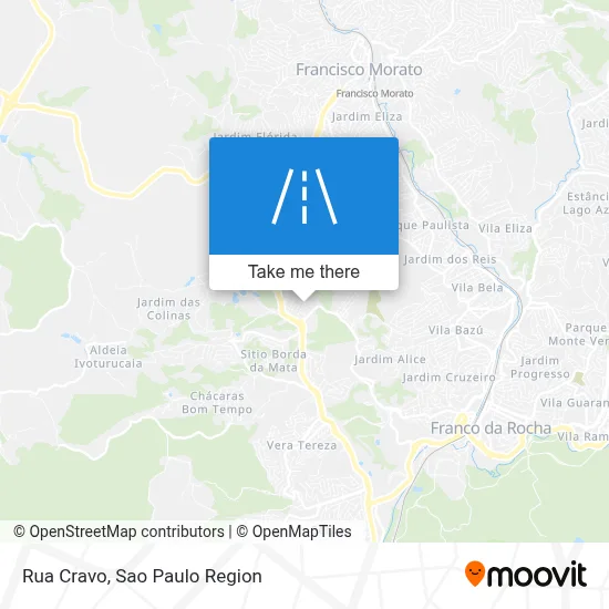 Rua Cravo map