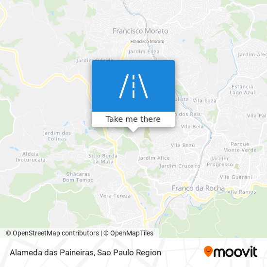 Alameda das Paineiras map