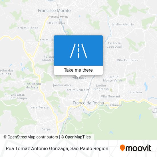 Rua Tomaz Antônio Gonzaga map