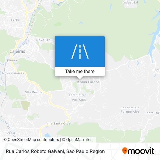 Rua Carlos Robeto Galvani map