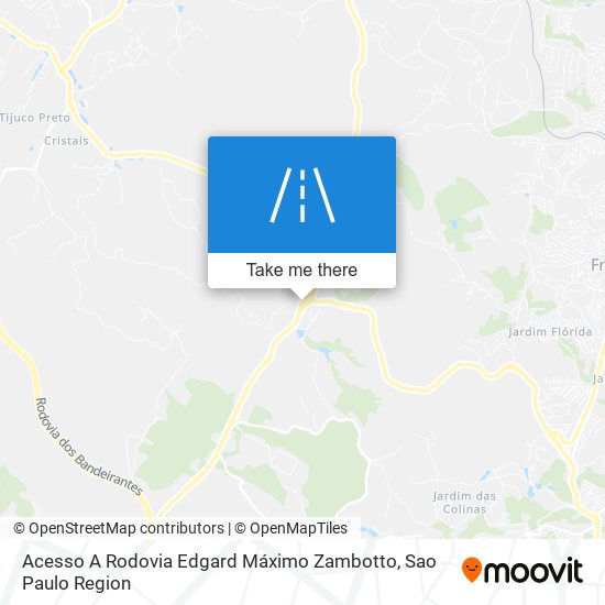 Acesso A Rodovia Edgard Máximo Zambotto map